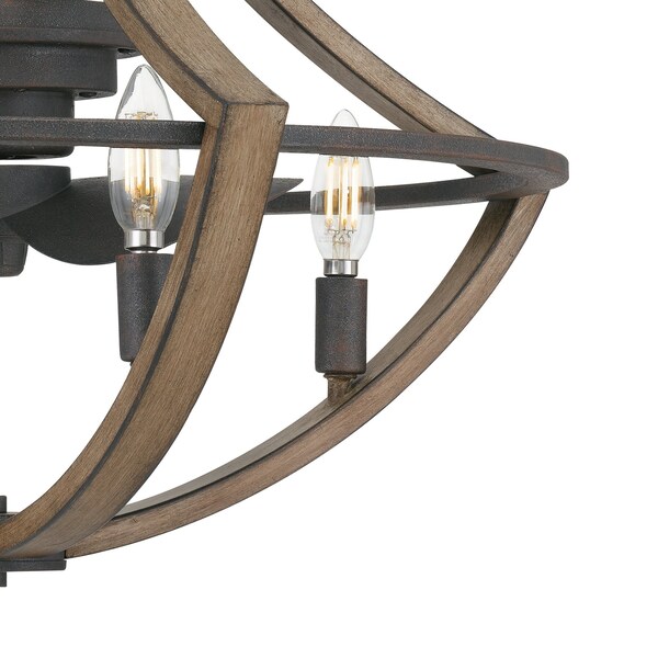 Quoizel Fan Light, 23.25 Blade Dia., 120v - SHR3123RK