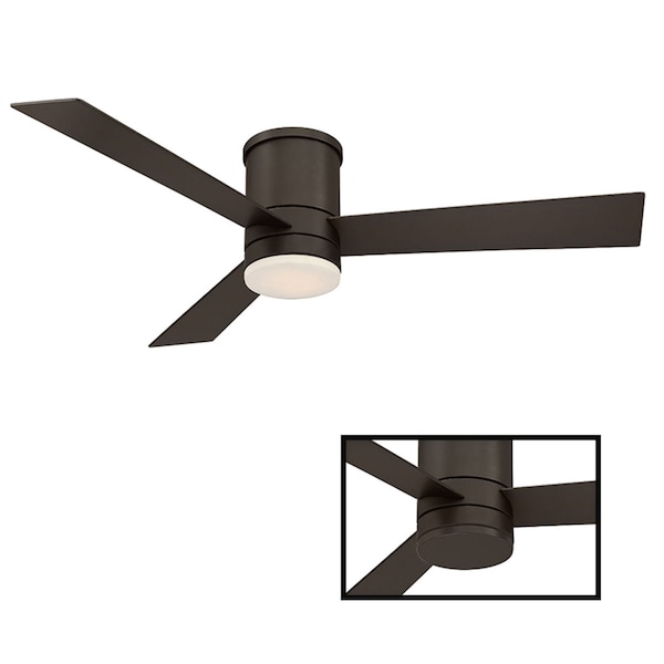 Modern Forms 3 Blades, 120 V, 52 in W - FH-W1803-52L