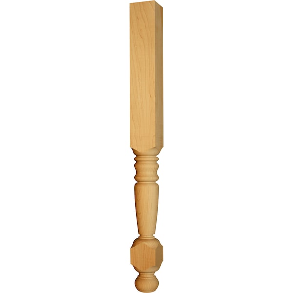 Osborne Wood Products 34 1/2 x 3 Server Island Post in Soft Maple - 1487M