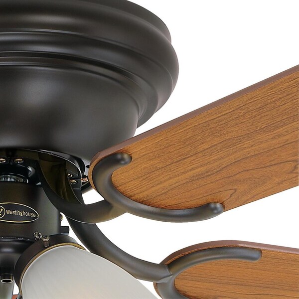 Westinghouse Contempra IV 52" 5-Blade Bronze Indoor Ceiling Fan w/Dimmable LED Lght - 7232100