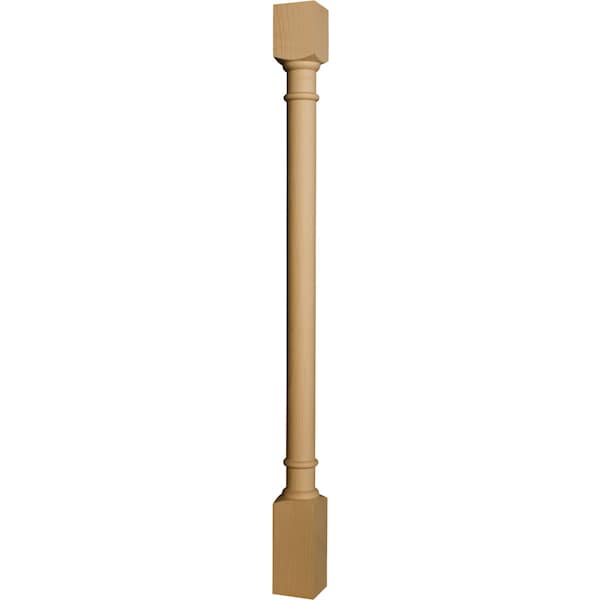 Osborne Wood Products 34 1/2 x 2 1/2 Jefferson Island Post in Knotty Pine - 1493P
