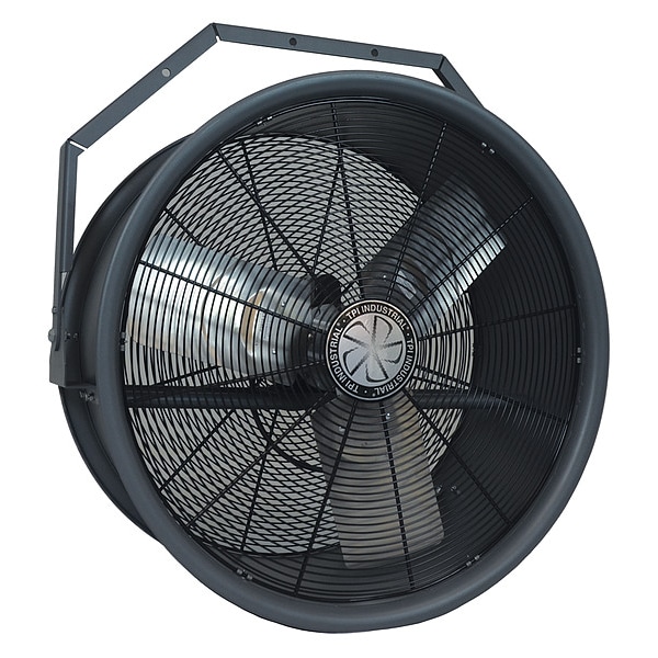 Fostoria High-Velocity Industrial Fan, 28 in Blade Dia, 3 Blades, 1 Speeds, 480V AC, 35 1/8 in W - HV-30-480V-3