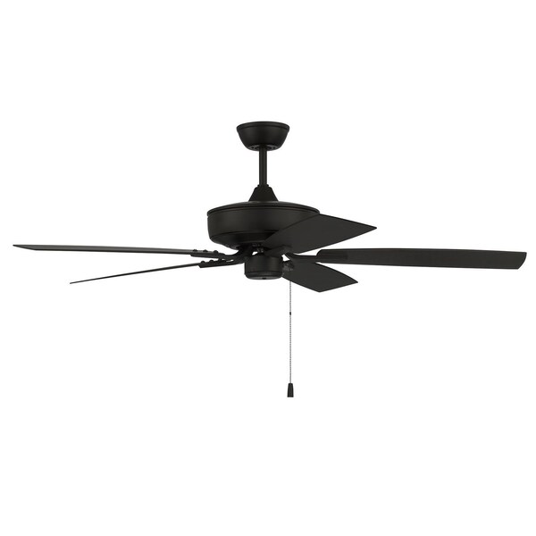 Craftmade 52in Outdoor Pro Plus 52 in Flat Black w/ Flat Black Blades - OP52FB5