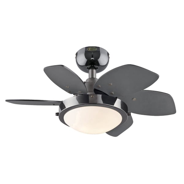 Westinghouse Quince 24 in. Gun Metal Black LED Indoor Ceiling Fan - 72246