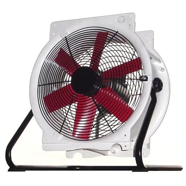 Multifan Vertical Recirculation Fan, 16 in Blade Dia, 8 Blades, Variable Speeds, 460V AC - T6D40K4M81160