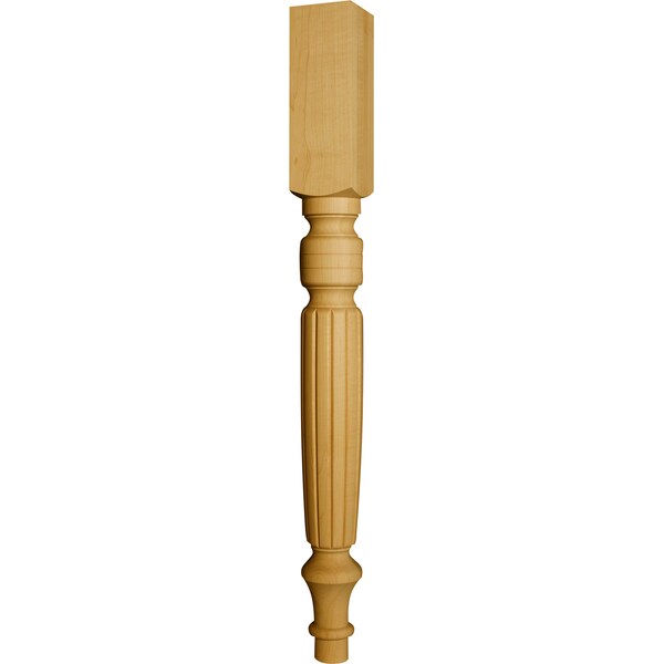 Osborne Wood Products 35 1/2 x 3 1/2 Old World Island Leg in Knotty Pine - 1722P
