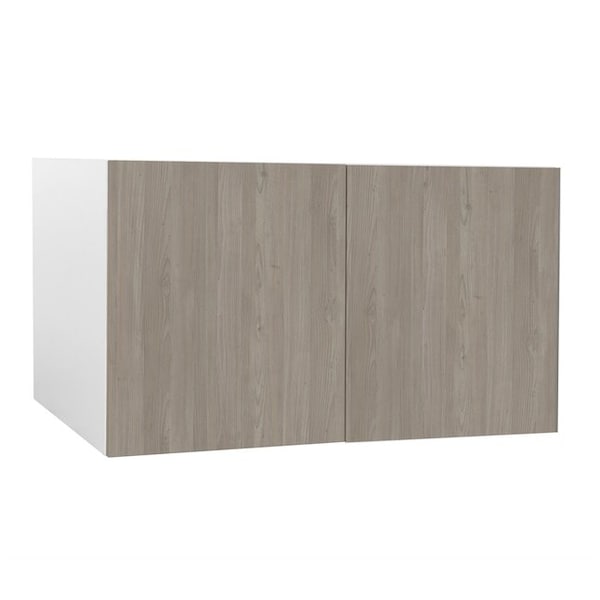 Cambridge Quick Assemble Modern Style, Grey Nordic 36 x 24 in. Wall Bridge Kitchen Cabinet (36 in. W x 24 in. D x 24 in. H) - SA-WR362424-GN