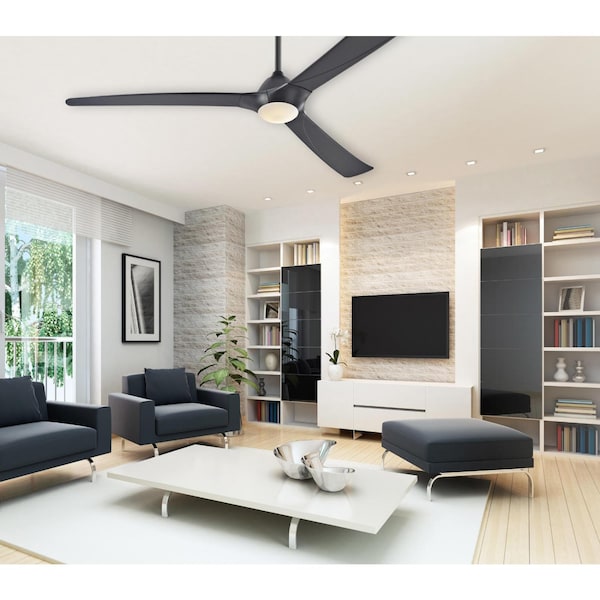 Westinghouse Techno II 72-Inch Indoor DC Motor Ceiling Fan w/Dimmable LED Light Kit - 7204200