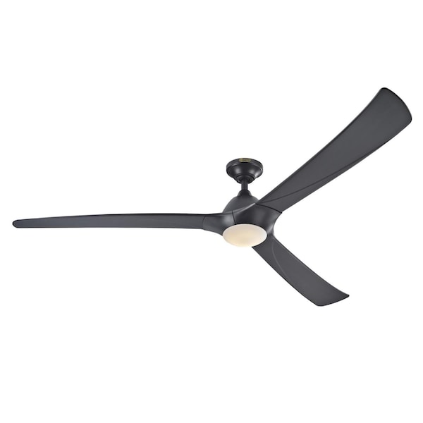 Westinghouse Techno II 72-Inch Indoor DC Motor Ceiling Fan w/Dimmable LED Light Kit - 7204200