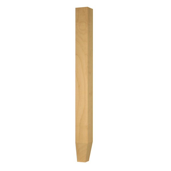 Osborne Wood Products 34 1/2 x 3 House of Wood Island Post in Black Walnut - 2482W