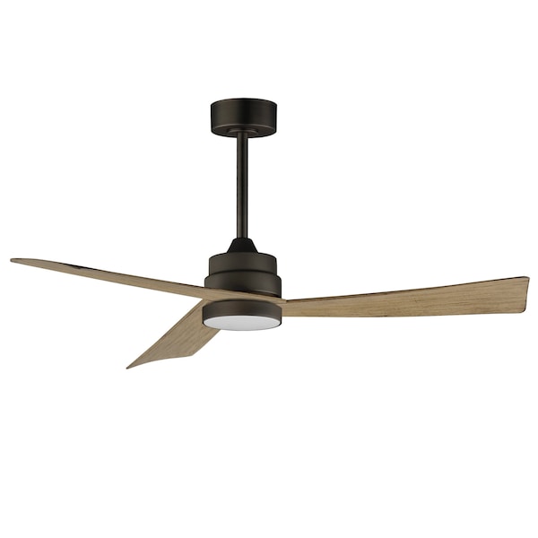 Maxim Lighting Vortex 52'' Outdoor Fan with LED Light Kit, Charcoal Bronze - 88847WTCHL
