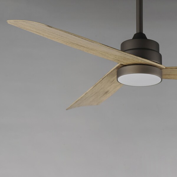 Maxim Lighting Vortex 52'' Outdoor Fan with LED Light Kit, Charcoal Bronze - 88847WTCHL