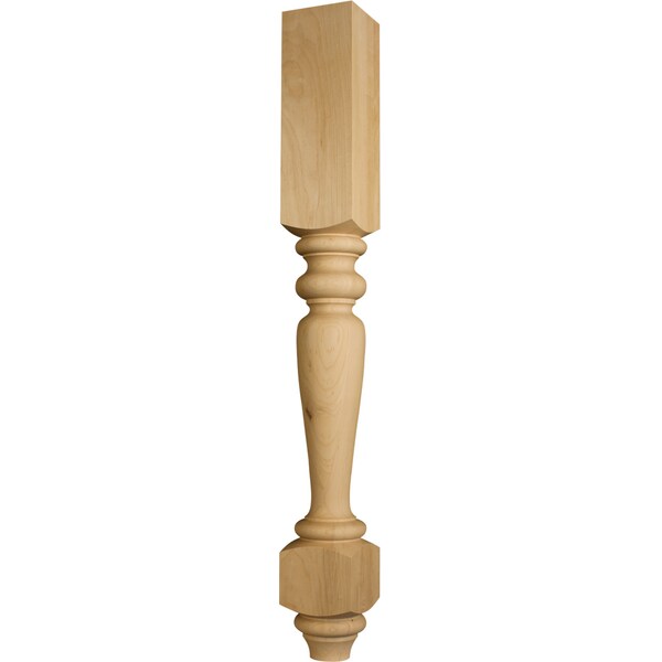 Osborne Wood Products 34 1/2 x 4 Grand Harvest Island Post in Hard Maple - 1416HM