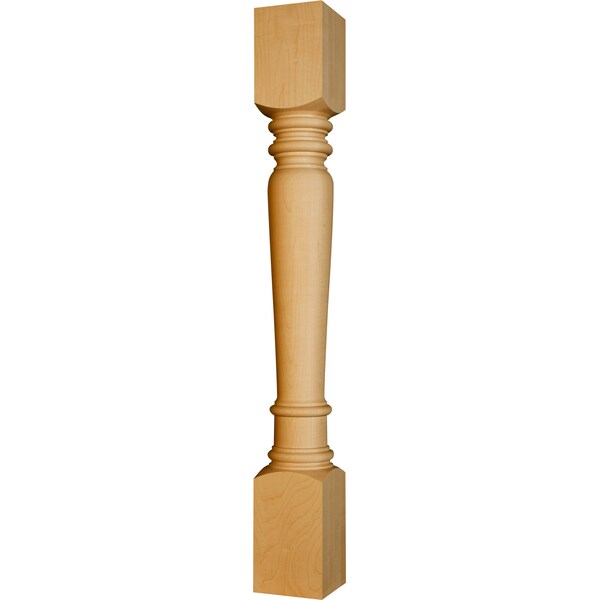 Osborne Wood Products 34 1/2 x 4 Husky Islander Island Post in Hard Maple - 1451HM