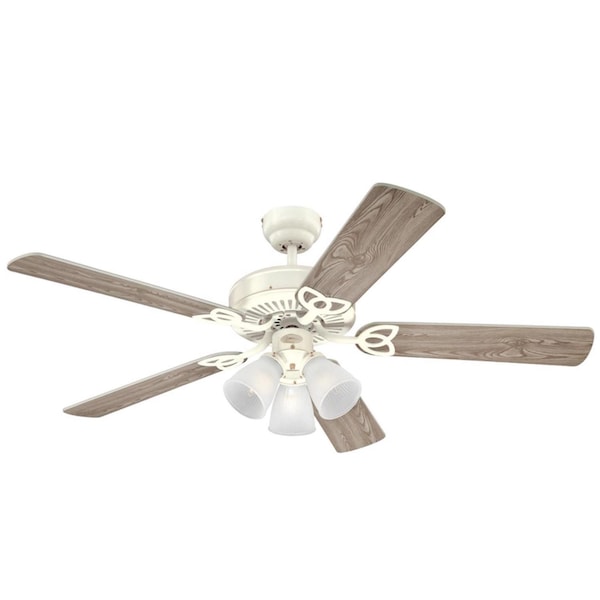 Westinghouse Westinghouse Vintage 52 in. White LED Indoor Ceiling Fan - 72364