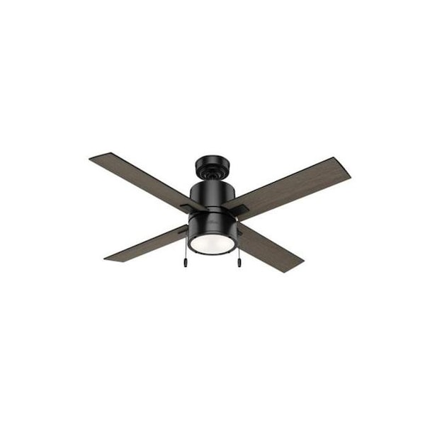 Hunter Hunter 100701 52 in. Beck Matte Black Fan with Light - 100701
