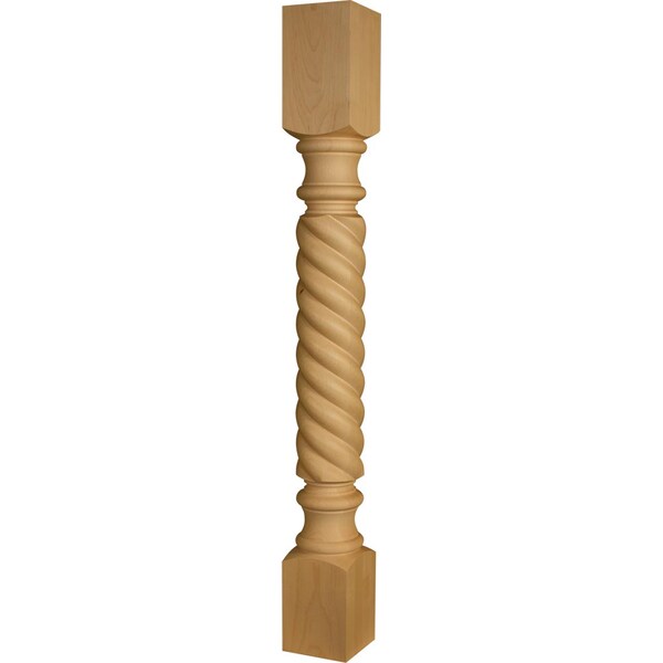 Osborne Wood Products 34 1/2 x 4 Rope Island Leg in Cherry - 1423C