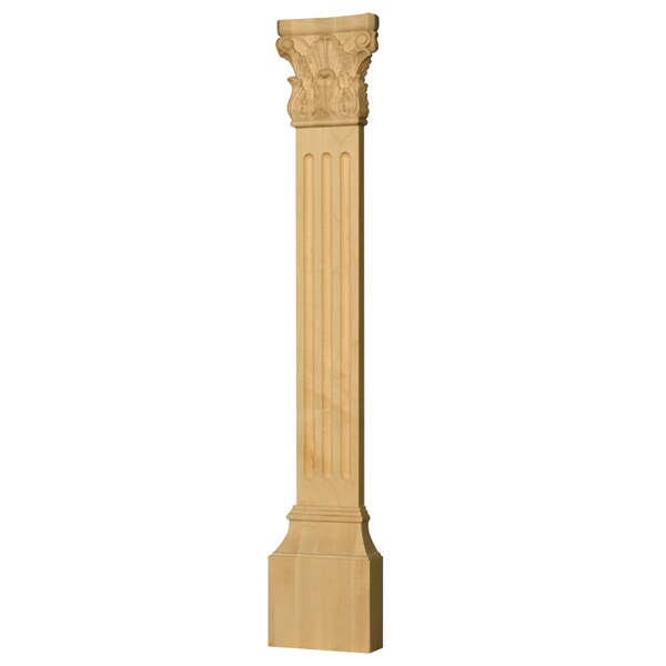Osborne Wood Products 34 1/2 x 6 Corinthian Pilaster Assembly in Cherry PK - 3509C