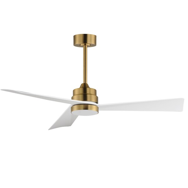 Maxim Lighting Vortex 52'' Indoor Fan with LED Light Kit, Natural Aged Brass - 88837WTNAB