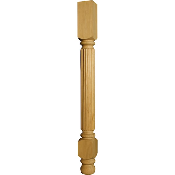 Osborne Wood Products 35 1/2 x 3 Sapelo Island Leg in Beech - 1704BCH