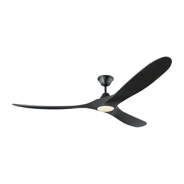 Monte Carlo Maverick 70 Led - Matte Black W Matte Black Blades - 3MAVR70BKBKD