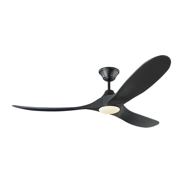 Monte Carlo Maverick 60 Led - Matte Black W Matte Black Blades - 3MAVR60BKBKD