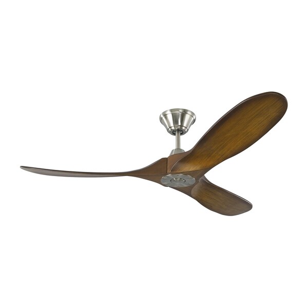 Monte Carlo Maverick 52 - Brushed Steel W Koa Blades - 3MAVR52BSKOA