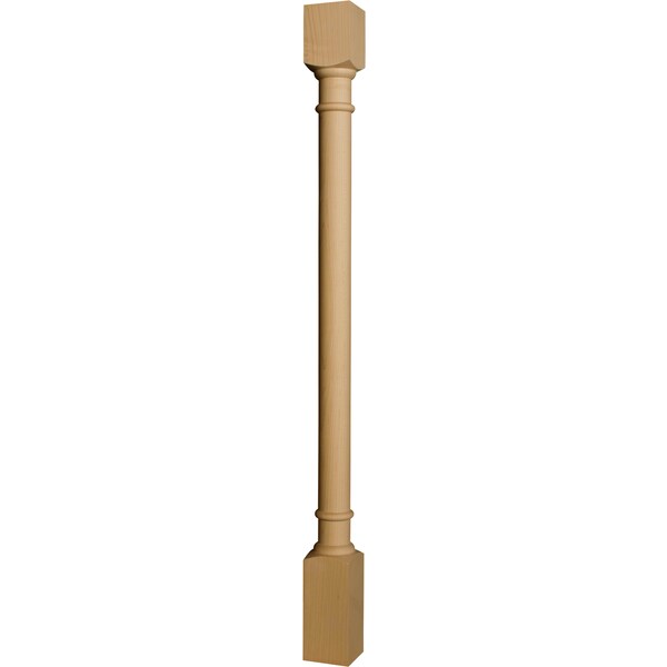 Osborne Wood Products 35 1/2 x 2 1/2 Jefferson Island Leg in Soft Maple - 1793M