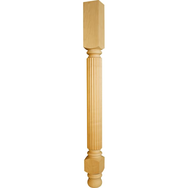 Osborne Wood Products 40 1/2 x 3 1/2 Extended Sapelo Island Leg in Beech - 1561BCH
