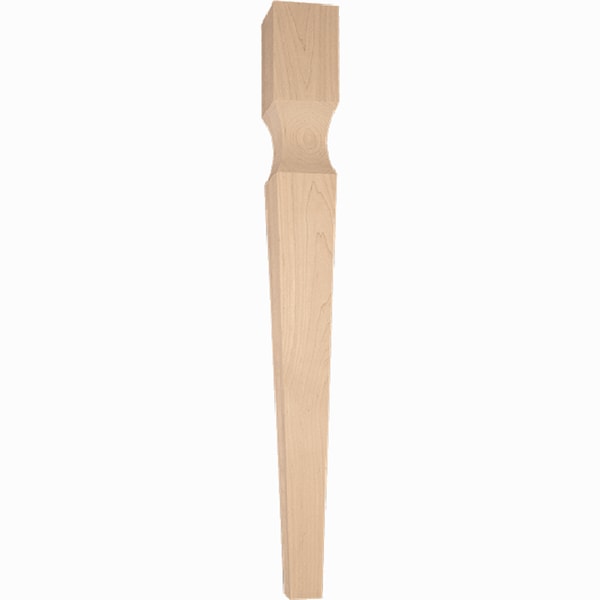 Osborne Wood Products 35 1/2 x 4 Beauworth Large Island Leg in Beech - 3723BCH
