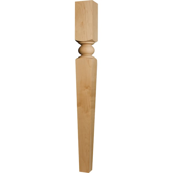 Osborne Wood Products 34 1/2 x 3 1/2 NewCastle Island Post in Soft Maple - 1488M