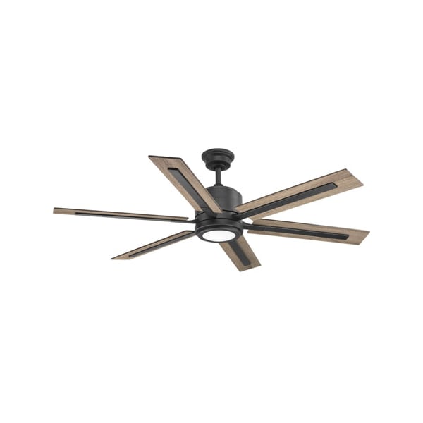 Progress Lighting Glandon, 60", Ceiling Fan, Triple capacitor speed control, manual reverse control Speeds, 120V - P2586-7130K