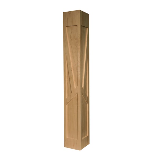 Osborne Wood Products 35 1/2 x 5 Rider Contemporary Island Leg in Cherry - 2787C