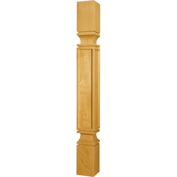 Osborne Wood Products 36 x 3 1/2 Square Mission Island Leg in Hard Maple - 1745HM
