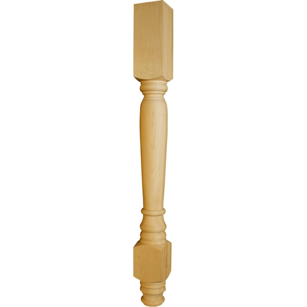 Osborne Wood Products 40 1/2 x 4 Extended Concord Island Leg in Rustic Alder - 1572RCA
