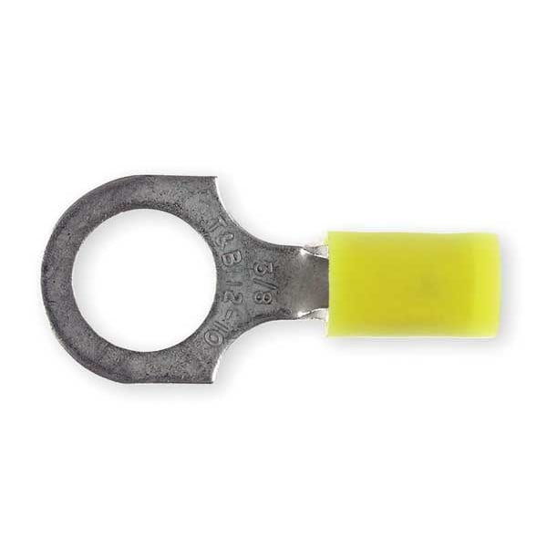 Terminal en Anillo de Nylon para 12-10 AWG con Perno de 3/8" PK50 - RC10-38