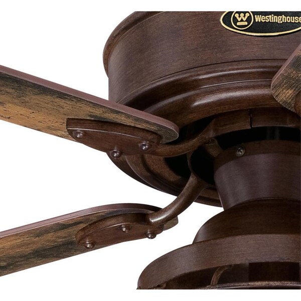 Westinghouse Barnett 48" Indoor Barnwood Ceiling Fan, Dimmable LED Light Kit - 7220500