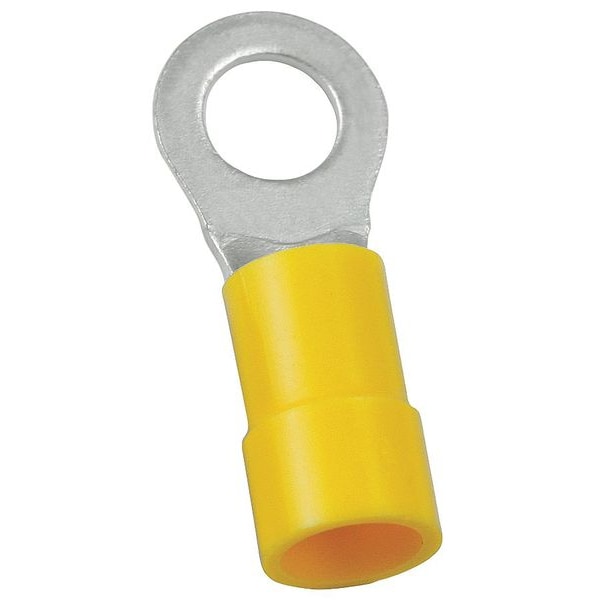 Terminal de anillo de vinilo de 12-10 AWG, calibre #8, Power First, paquete de 50 piezas - 5WHG5