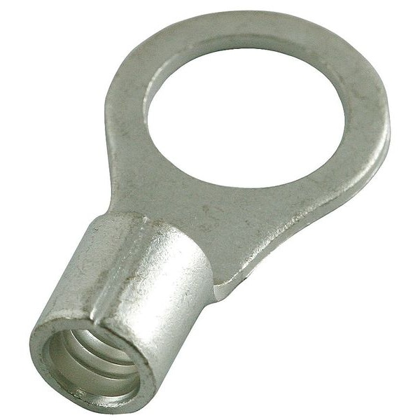 Terminal de Anillo sin Aislamiento de 8 AWG de Power First para Perno de 3/8", Paquete de 25 - 4FRC7