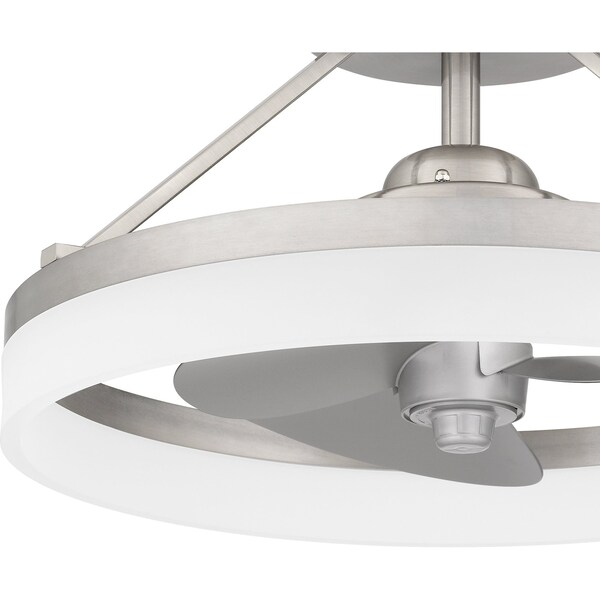 Quoizel Cohen Fan Light Led Light Brushed Nickel - PCOH3120BN