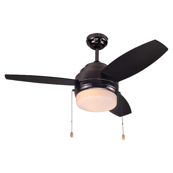 Commercial Cool 42 Ceiling Fan 3-Blade With Pull Chain And Light Kit - CCF43P40