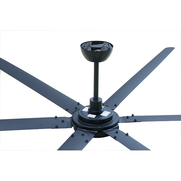 Iliving 102 in. H Volume Low Speed Outdoor BLDC Ceiling Fan with Brushless DC Motor, Reversible, IR Remote - ILG8HVLS102