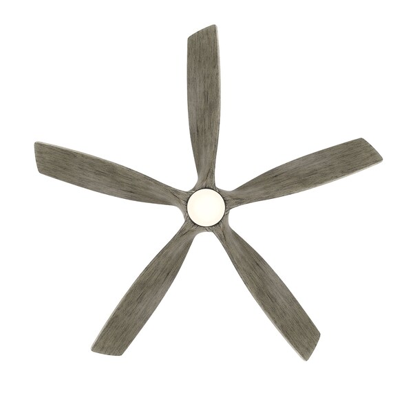 Modern Forms Fans Zephyr Indoor or Outdoor Smart Ceiling Fan 2700-3000-4000-5000K LED in Graphite/Weathered Wood - FR-W2401-62L-GH/WW