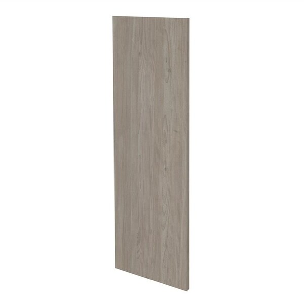 Cambridge Grey Nordic Slab Style Wall Kitchen Cabinet End Panel (12 in W x 0.75 in D x 42 in H) - SA-WUEP42-GN