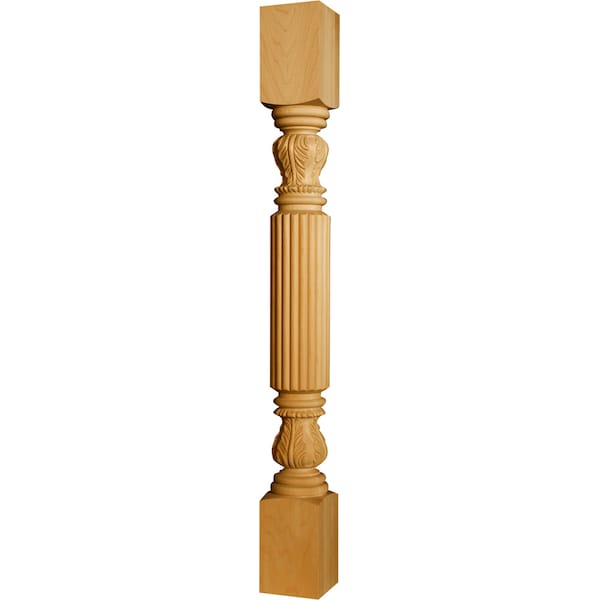 Osborne Wood Products 34 1/2 x 3 1/2 Hutchinson Island Post in Red Oak - 1442O