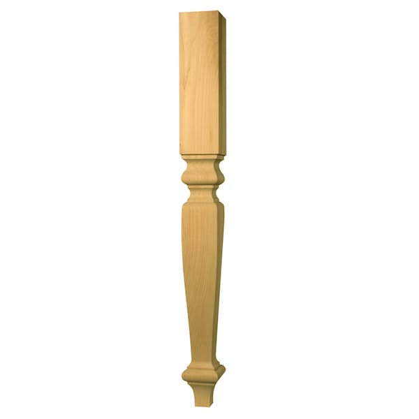 Osborne Wood Products 35 1/2 x 3 1/2 English Country Island Leg in Alder - 2751A