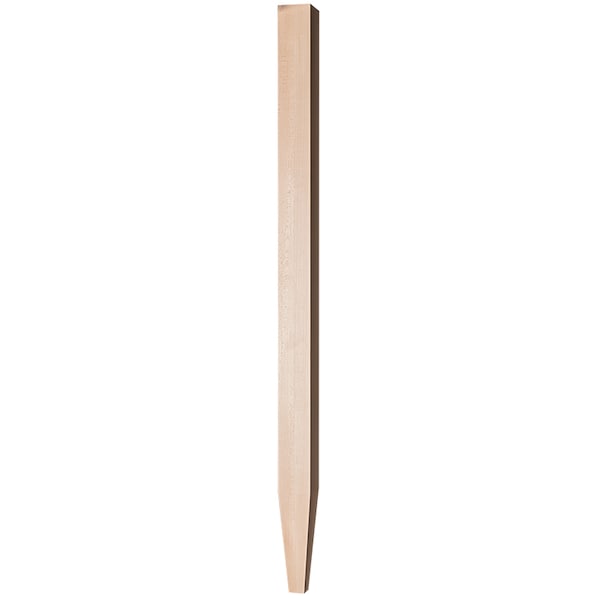 Osborne Wood Products 34 1/2 x 2 4 Sided Taper Island Leg in Alder - 342569A