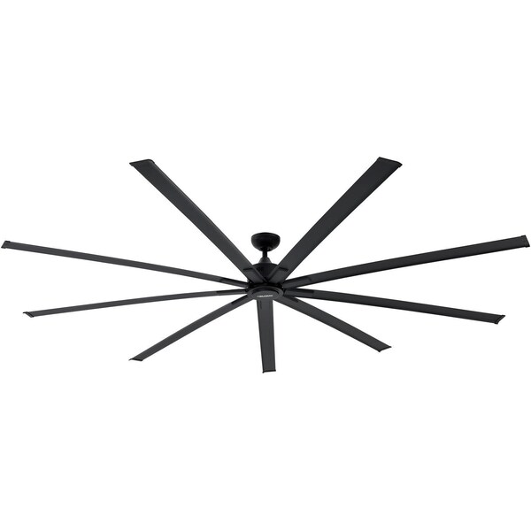 Global Industrial 96 Industrial Ceiling Fan, 6 Speeds with Controller, Matte Black - 293048