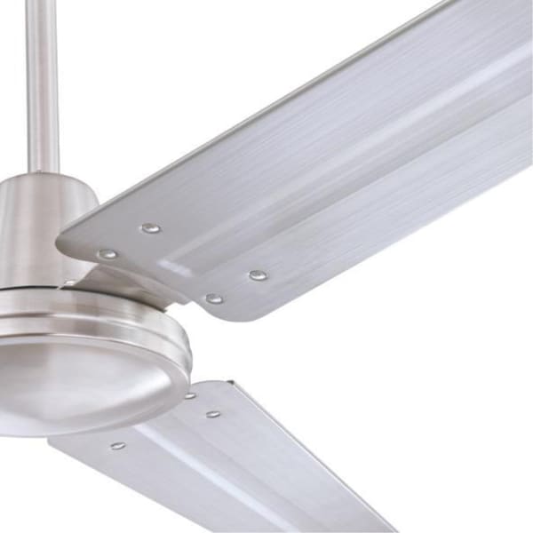 Westinghouse Jax Industrial-Style 56" 3-Blade Brushed Nickel Indoor Ceiling Fan - 7861400