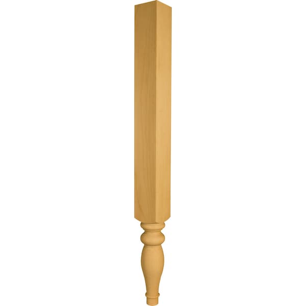 Osborne Wood Products 35 1/2 x 3 Lewiston Vanity Leg in Cherry - 2716C